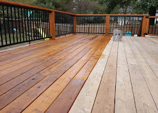 Deck staining project